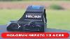 Holosun Hs507c X2 Pistol Red Dot Sight Review Acss Vulcan Reticle
