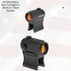 Holosun Micro Red-dot Sight (2 Moa) With Riser Paralow & Magnifier Options- Hs403b