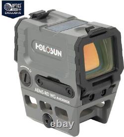Holosun OPMOD AEMS Reflex Red Dot Sight, Red 2 MOA Dot and AEMS-RD WG-KIT2023