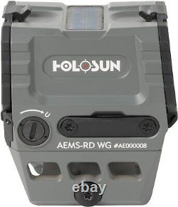 Holosun OPMOD AEMS Reflex Red Dot Sight, Red 2 MOA Dot and AEMS-RD WG-KIT2023