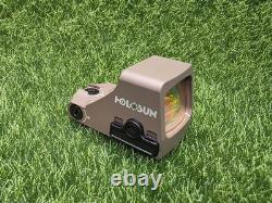 Holosun Open Reflex Compact Micro Green Dot Sight 6 MOA Reticle HE407K-GR X2 FDE