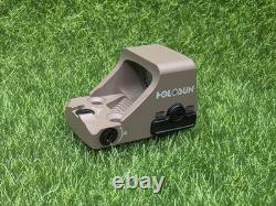 Holosun Open Reflex Compact Micro Green Dot Sight 6 MOA Reticle HE407K-GR X2 FDE