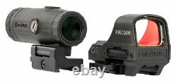 Holosun Red Circle Dot Reflex Sight Combo with HM3X Magnifier HS510C+HM3X