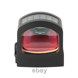 Holosun Red Dot 1x 2MOA Open Reflex Sight Black withSolar Failsafe HS407C-X2