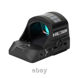 Holosun Red Dot 1x 2MOA Open Reflex Sight Black withSolar Failsafe HS407C-X2