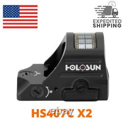 Holosun Red Dot Site RMR HS407C X2 Handgun Open Reflex Sight 2 MOA RMR-compact