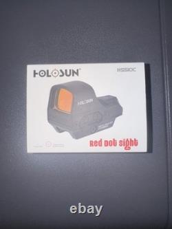 Holosun Technologies HS510C Open Reflex Circle Red Dot Sight (Shake Awake)