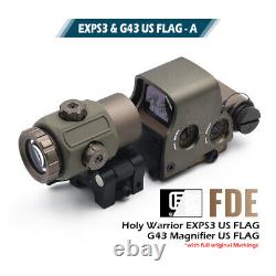 Holy Warrior EXPS3 Holographic Red Dot Sight with G43 3X Magnifier Shockproof