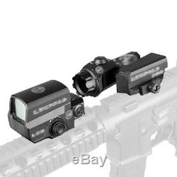 Hunt Dual-Enhanced View Optic D-EVO Rifle Scope Magnifier with LCO Red Dot Sight