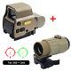 Hunting 558 Holographic Red/green Dot Sight Scope G45 Magnifier 5x Qd 20mm Rail