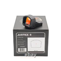 Justice II 1x30 Multi-Reticle Red Dot Sight 6 MOA Red/Green Dot with Markings