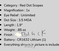 L3 3.5 MOA Miniature Red Dot Sight