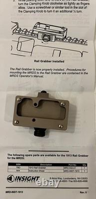 L3 Warrior Systems 3.5 MOA, MRDS Mini Red Dot Sight, Tan MRD-000-A12 MRD715 Rev1