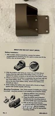 L3 Warrior Systems 3.5 MOA, MRDS Mini Red Dot Sight, Tan MRD-000-A12 MRD715 Rev1