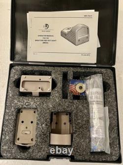 L3 Warrior Systems 3.5 MOA, MRDS Mini Red Dot Sight, Tan MRD-000-A12 MRD715 Rev1