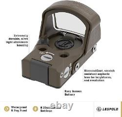 LEUPOLD DeltaPoint Pro 2.5 MOA Dot Flat Dark Earth Reflex Sight (175840)