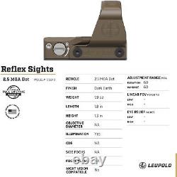 LEUPOLD DeltaPoint Pro 2.5 MOA Dot Flat Dark Earth Reflex Sight (175840)