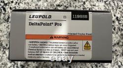 Leupold 119688 DeltaPoint Pro Reflex 2.5 MOA Dot
