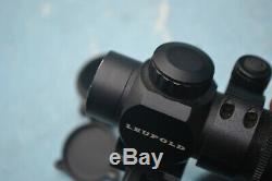Leupold Prismatic 1-14 Tactical Circle Plex 30mm Tube really nice with caps