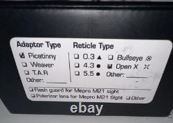 Meprolight M21 fiber optic self illuminated red dot sight