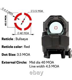 Meprolight MEPRO M22 Self-Illuminated Rifle Red Dot Sight Bullseye 3.5/40 MOA