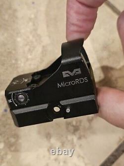 Meprolight MEPRO MicroRDS Red Dot Sight w Picatinny Adapter 88070012 Good Batt