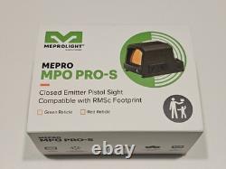 Meprolight MPO Pro-S Pistol Red Dot Sight Multi-Reticle Matte Black 901141172