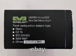 Meprolight Mepro Micrords Red Dot Sight with Picatinny Adaptor ship only US