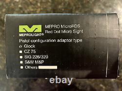 Meprolight MicroRDS And Back Up Tritium Night Sight (Glock) Kit #ML880500
