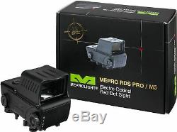 Meprolight Tru-Dot RDS Pro Mil-STD Red Dot Sight, Black Mepro TruDot RDS PRO