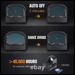 Micro Green Dot Sight 3 MOA RMSc/K Footprint Shake Awake Side Battery GLOCK MOS