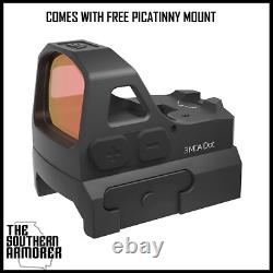 Micro Red Dot Optic Sight For Glock Mos 17 19 19x 23 34 40 41 45 47 49 Gen 5