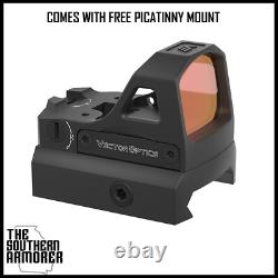 Micro Red Dot Optic Sight For Glock Mos 17 19 19x 23 34 40 41 45 47 49 Gen 5
