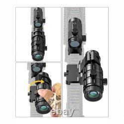 Motion Awake 3 MOA Red Dot Sight RifleScope with 3X Flip to Side Magnifier Combo