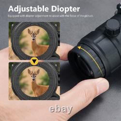 Motion Awake 3 MOA Red Dot Sight RifleScope with 3X Flip to Side Magnifier Combo