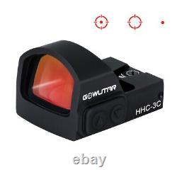 Multi-Reticle RMR Red Dot Sights Shake Awake Circle Dot Reflex Sight GOWUTAR 3C