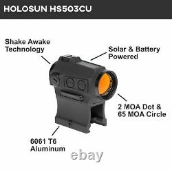 NEW HOLOSUN HS503CU Paralow Red Dot Sight FREESHIPPING