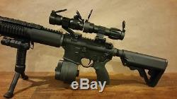 NEW RED DOT SIGHT & 5x MAGNIFIER scope optic eotech aimpoint Tacfire Red Dot