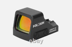 NIB Holosun HS507K-RD-X2 Multi-Reticle Red Circle Dot Open Sight with Shake