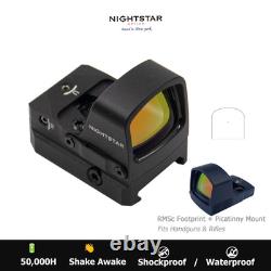 NIGHTSTAR PR17A RMSc Red Dot Sight 7.2mm Ultra-Thin Shake Awake Side Load