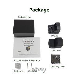 NIGHTSTAR PR17A RMSc Red Dot Sight 7.2mm Ultra-Thin Shake Awake Side Load