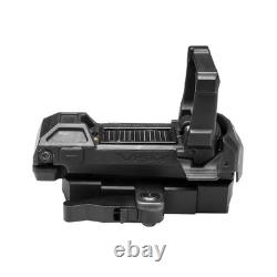 NcSTAR Solar Flip Up Red Dot Sight 3 MOA Picatinny KeyMod Modular Lock Black