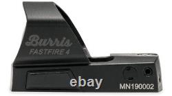 New Burris FastFire 4 Multi-Reticle Red-Dot Reflex Sight Picatinny Mount 300259