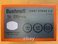 New Bushnell First Strike 2.0 Reflex Red Dot 3MOA Sight AR71XRS