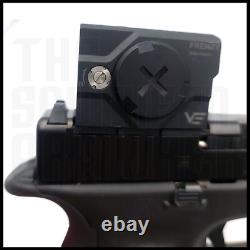 New Enclosed Red Dot Optic Sight Shake Awake Solar Power Multi-reticle Rmr