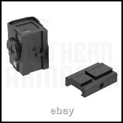New Enclosed Red Dot Optic Sight Shake Awake Solar Power Multi-reticle Rmr