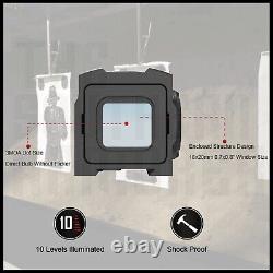 New Enclosed Solar Powered Red Dot Optic Sight Multi-reticle Rmr 407c 507c 508t