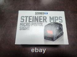 New In Box Steiner Optics MPS Red Dot Micro Pistol Sight, Factory Sealed