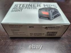 New In Box Steiner Optics MPS Red Dot Micro Pistol Sight, Factory Sealed