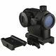 New Micro Dual (red/green) Red Dot Sight With Qd Riser Mount, Low Profile Base